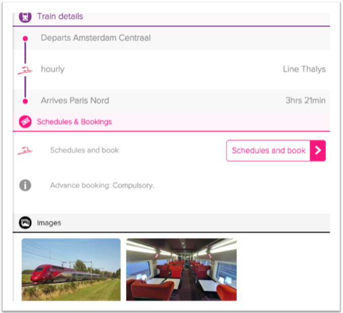 Advance Booking Example Image