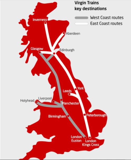 Virgin Trains Route Map How To Get From London To Edinburgh | Rome2Rio Travel Guides