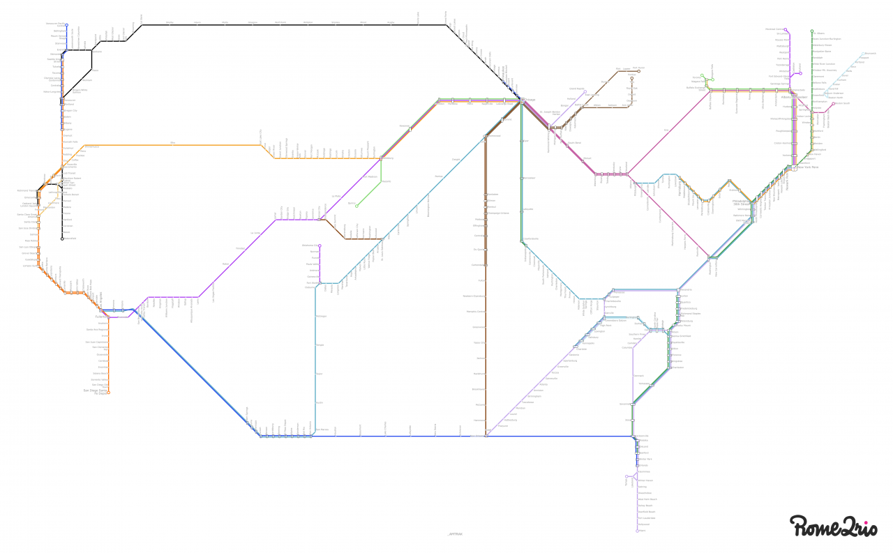 amtrak map